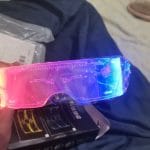 Cyberpunk LED Goggle Glow Glasses for Halloween Cosplay Party Carnival photo review