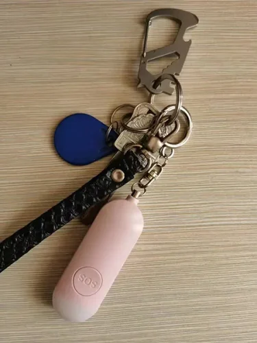 SOS Keychain Siren Alarm with LED Light photo review