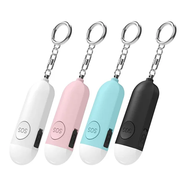 SOS Keychain Siren Alarm with LED Light - Image 2
