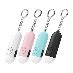 SOS Keychain Siren Alarm with LED Light1 2